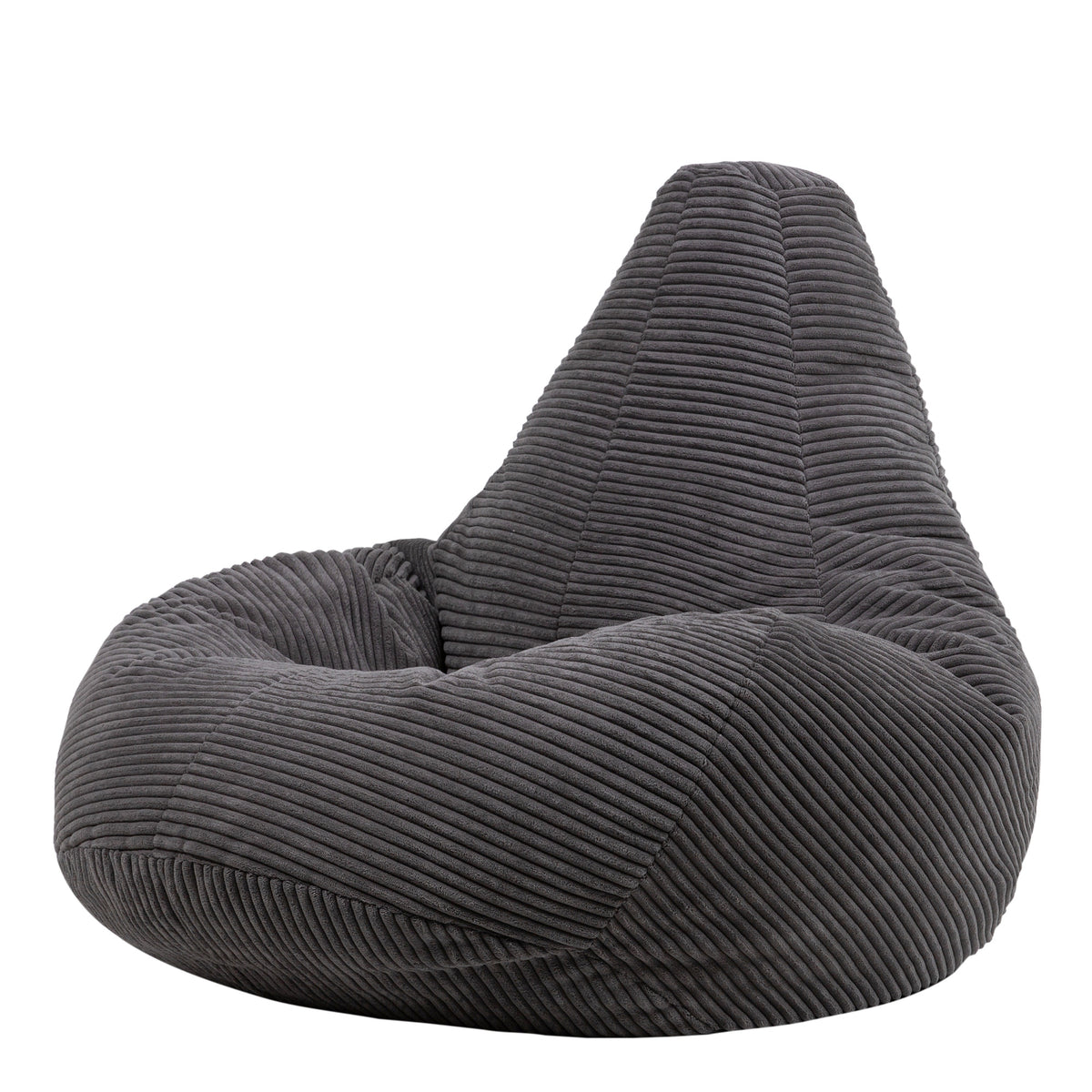 Dalton Cord Bean Bag Chair | Charcoal