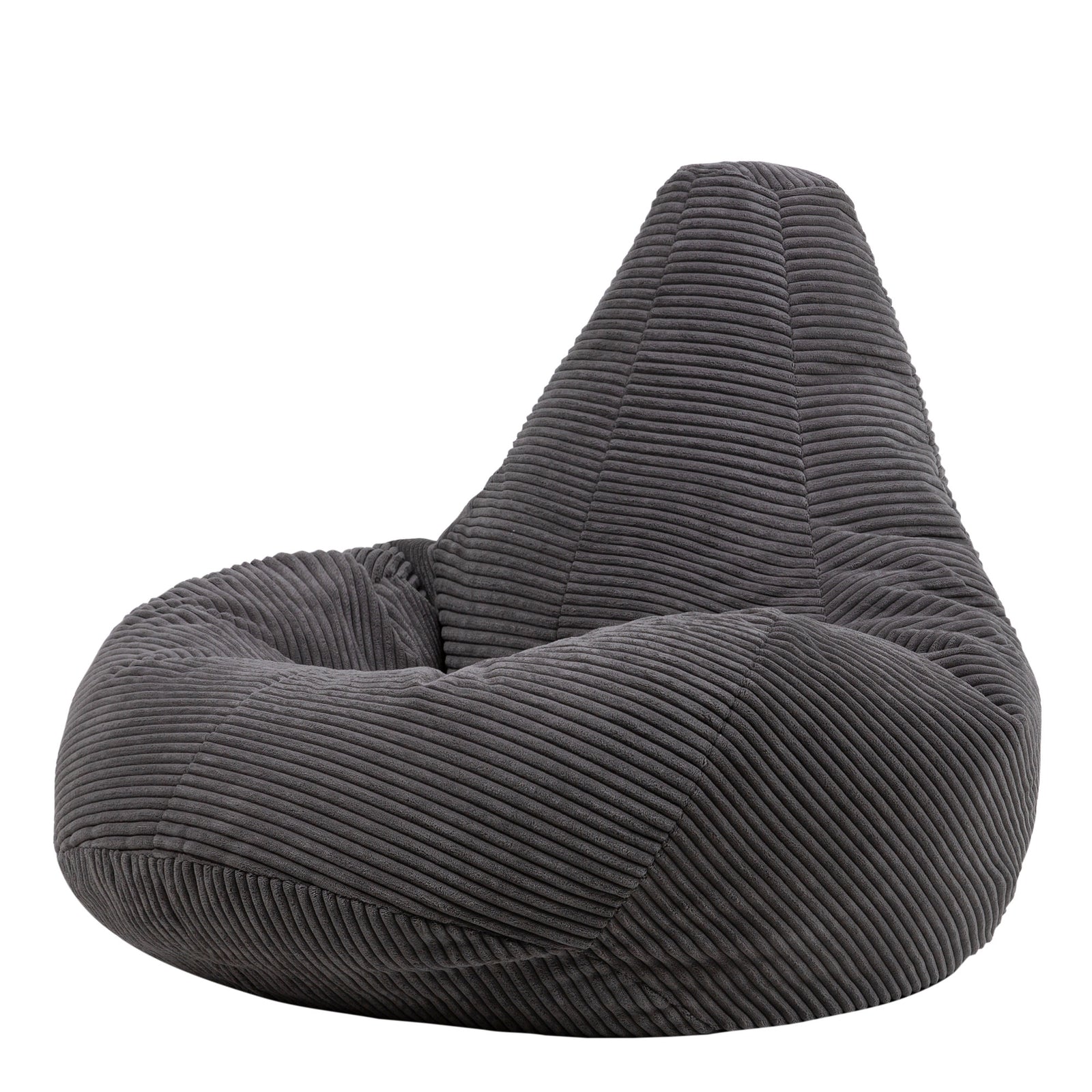 Dalton Cord Bean Bag Chair | Charcoal