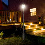 2.4 M Garden Lamp Post Light With Aluminium Frame
