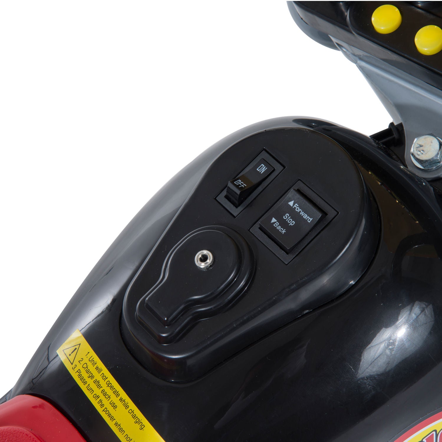 6v Kids Electric Motorbike Child Ride On Toy W/ Lights Sound Black