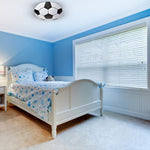Ball 40cm Wall Or Ceiling Led Lamp 18w A Fun And Economical Eye Catching Feature For Bedroom Playroom Or Man Cave