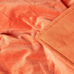 Velvet Cotton Quilted Throw | 125cm x 150cm | Burnt Orange