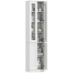 Tall Bathroom Storage Cabinet, 6-tier Bathroom Cabinet | White