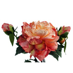 60cm Peony Artificial Flower Pink 1 Flower 3 Buds