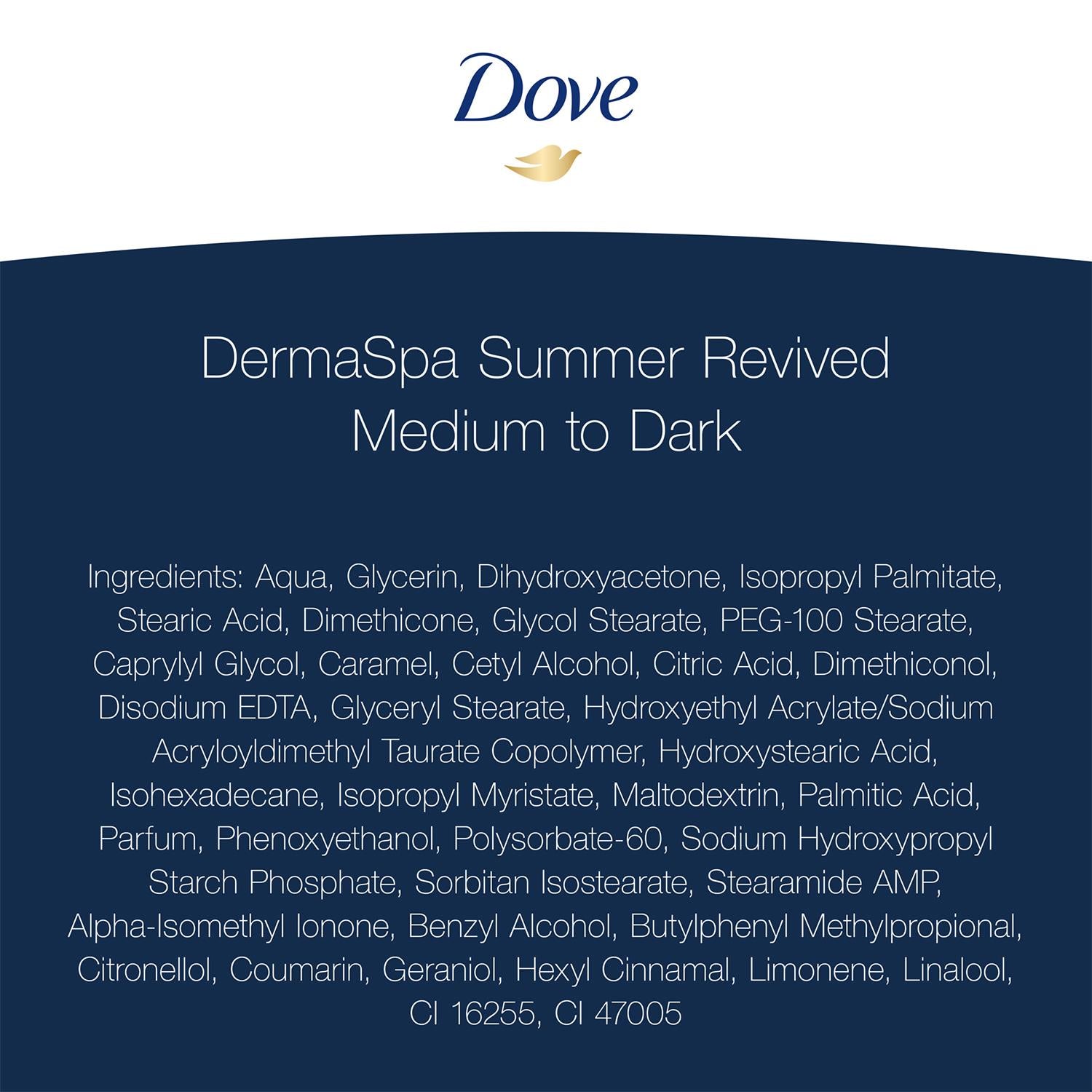 Dermaspa Summer Revived Gradual Self Tan Body Lotion, 3 Pack, 200ml