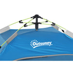 2 Man Pop-up Beach Tent Sun Shade Shelter Hut W/windows,door | Sky Blue