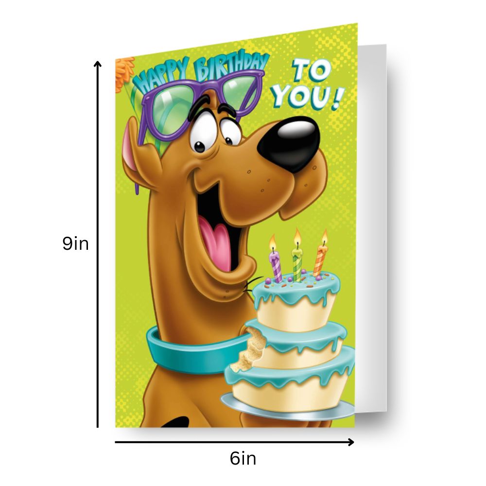 Scooby Doo Birthday Card Official Product