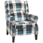 Recliner Chair Wingback Living Room | Blue