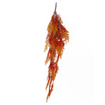 Artificial Hanging Maidenhair Fern Plant Autumn Orange 100cm