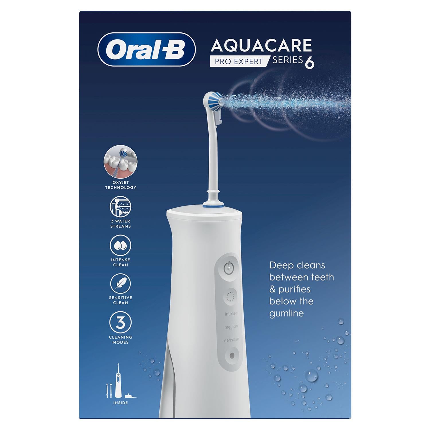 Aquacare 6 Pro-expert Electric Water Flosser With 3 Modes Of Streams