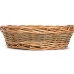 Wicker Unpeeled Willow Round Tray | Medium | Brown
