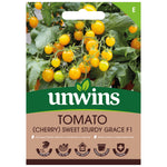 Tomato Seeds 'sweet Sturdy Grace' F1 Compact Yellow Cocktail Pack Of 6 | 6 Seeds