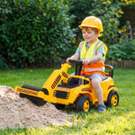 Kids Ride On Tractor, Detachable Trailer Ages 1-4, Horn, Yellow