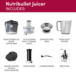 Juicer 800w - 8 Piece Set | Charcoal Grey