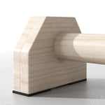 Wooden Parallettes Push Up Bars | Yellow