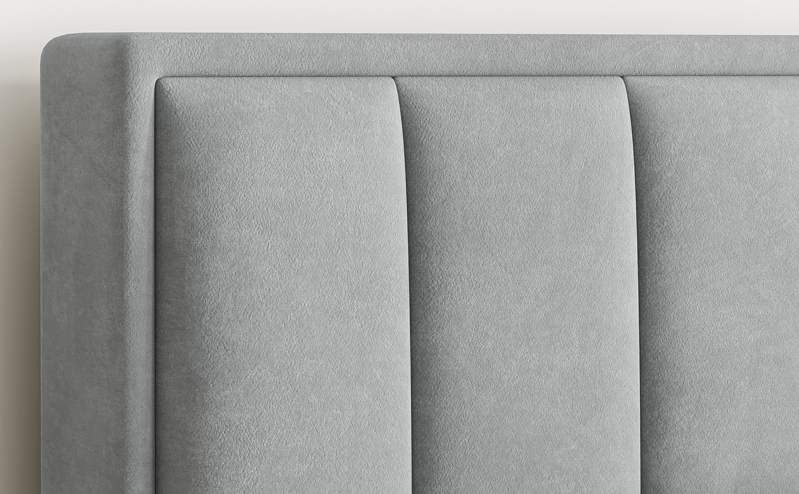 Rhodes Velvet Ottoman Bed | King | Grey
