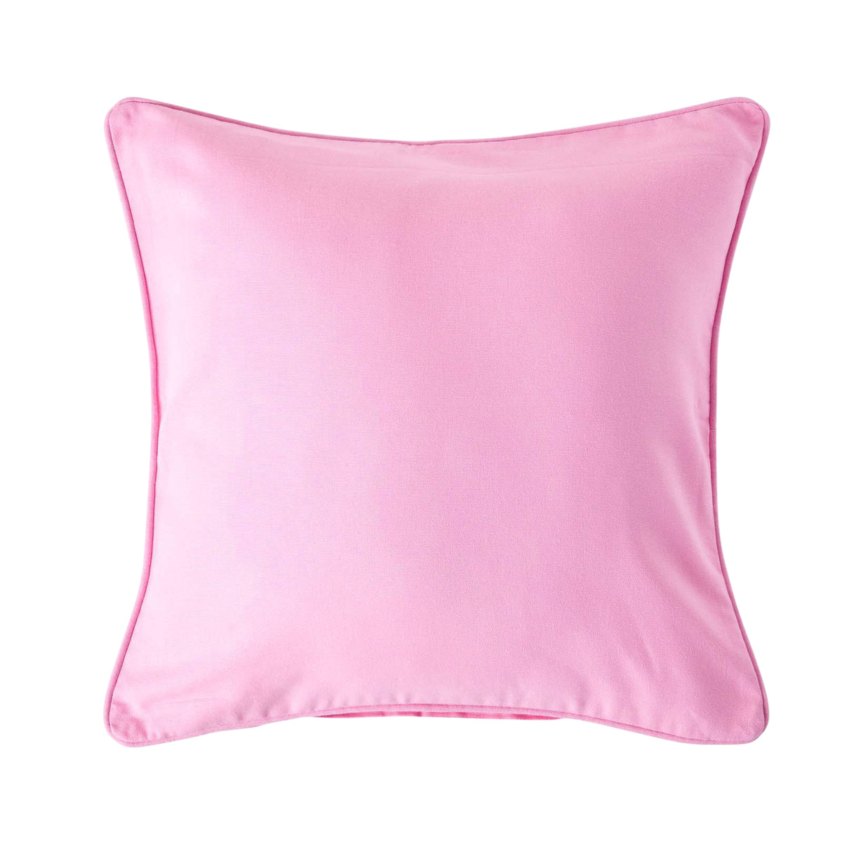 Cotton Plain Cushion Cover | 60cm x 60cm | Pink