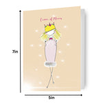 Queen Of Mums' Mother's Day Card Official Product