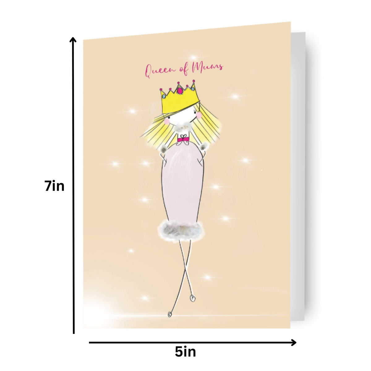 Queen Of Mums' Mother's Day Card Official Product