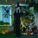 Standing Witch Prop Life Size With Light Up Eyes, Talking Sound