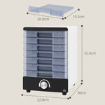 Food Dehydrator With 7 Stainless Steel Tray, For Fruit, Meat