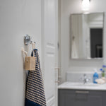 Towel Hooks Wall Mounted Storage Non-rust Brass Core | Double | Polished Chrome