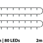 Eagle Connect Led String Lights Black Rubber Warm White