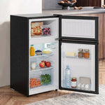 89l Freestanding Top Freezer Fridge | Black