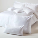 V Shaped Pillowcase Organic Cotton 400 Tc | V Shape | White