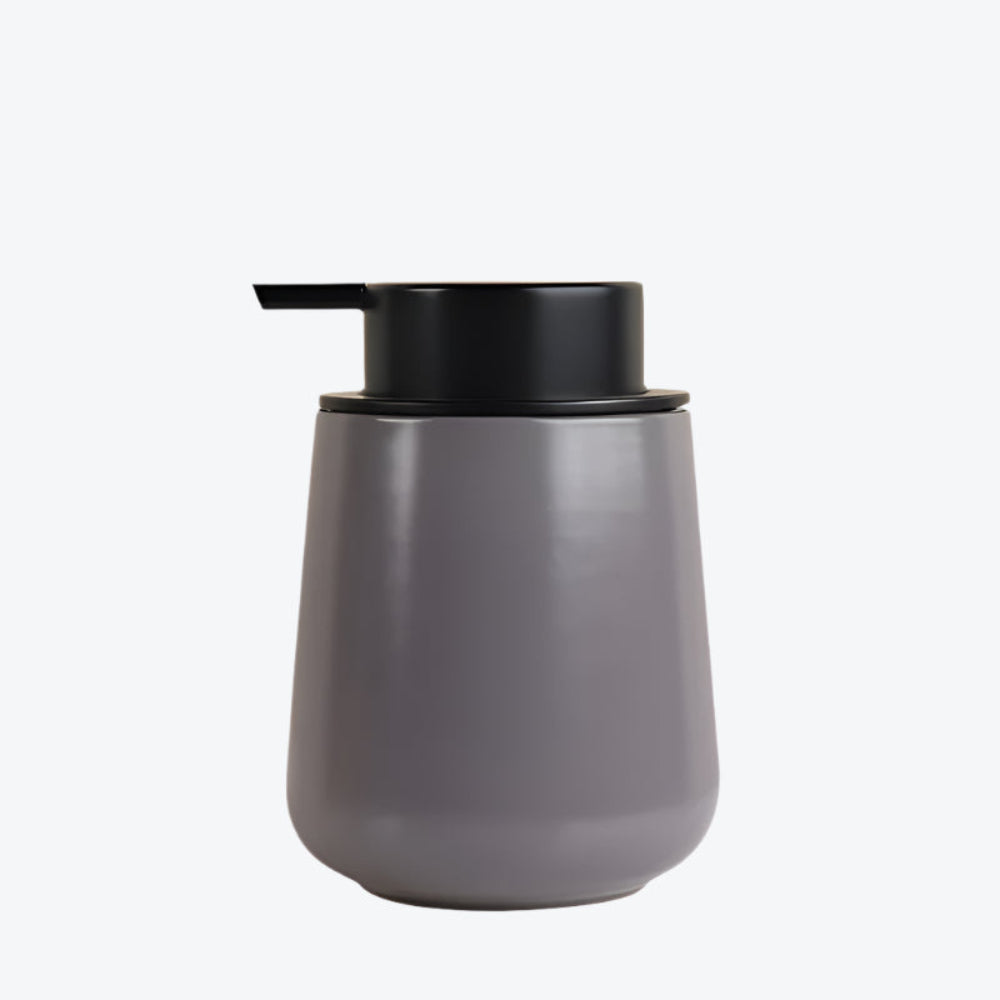 Soap Dispenser Large Foam Recycled Ceramic Eco-clay | Grey