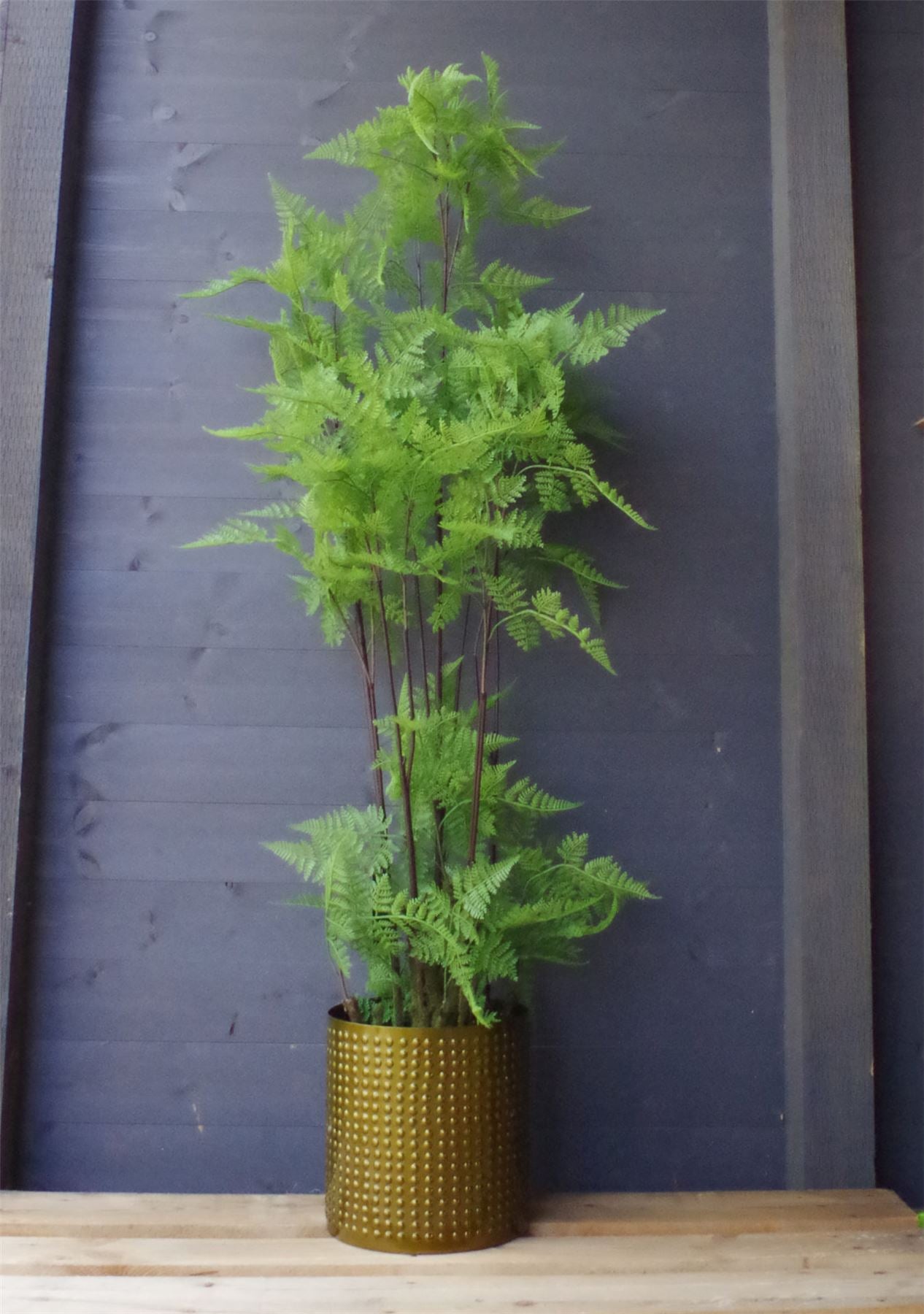 Artificial Natural Moss Base Fern Foliage Plant 150cm