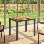 Outsunny Patio Dining Table Expandable 80-120 Cm