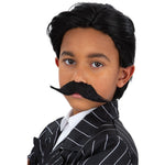 Boys Gothic Gangster Wig & Tash