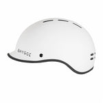 Retro E-bike Helmet – Vintage Style Electric Bike Helmet With Modern Safety Protection | Medium | White