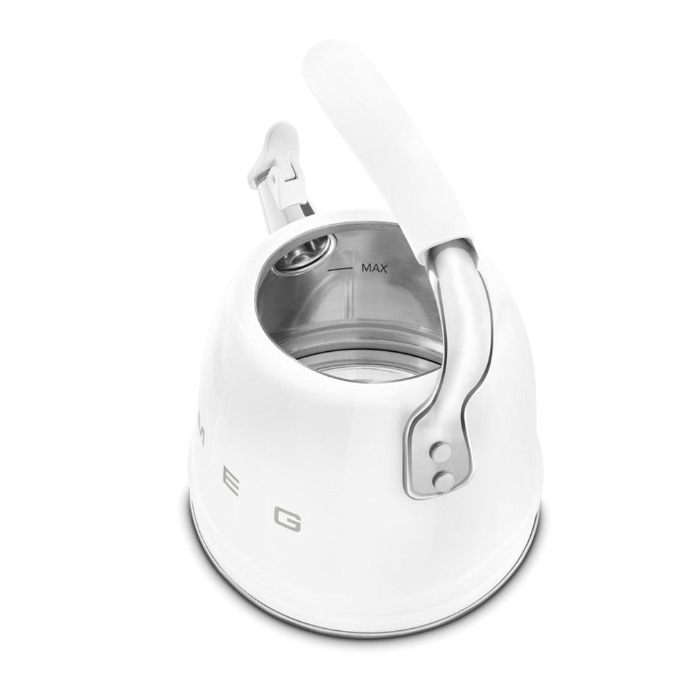 Wkf01 Retro Stovetop Whistling Kettle | White