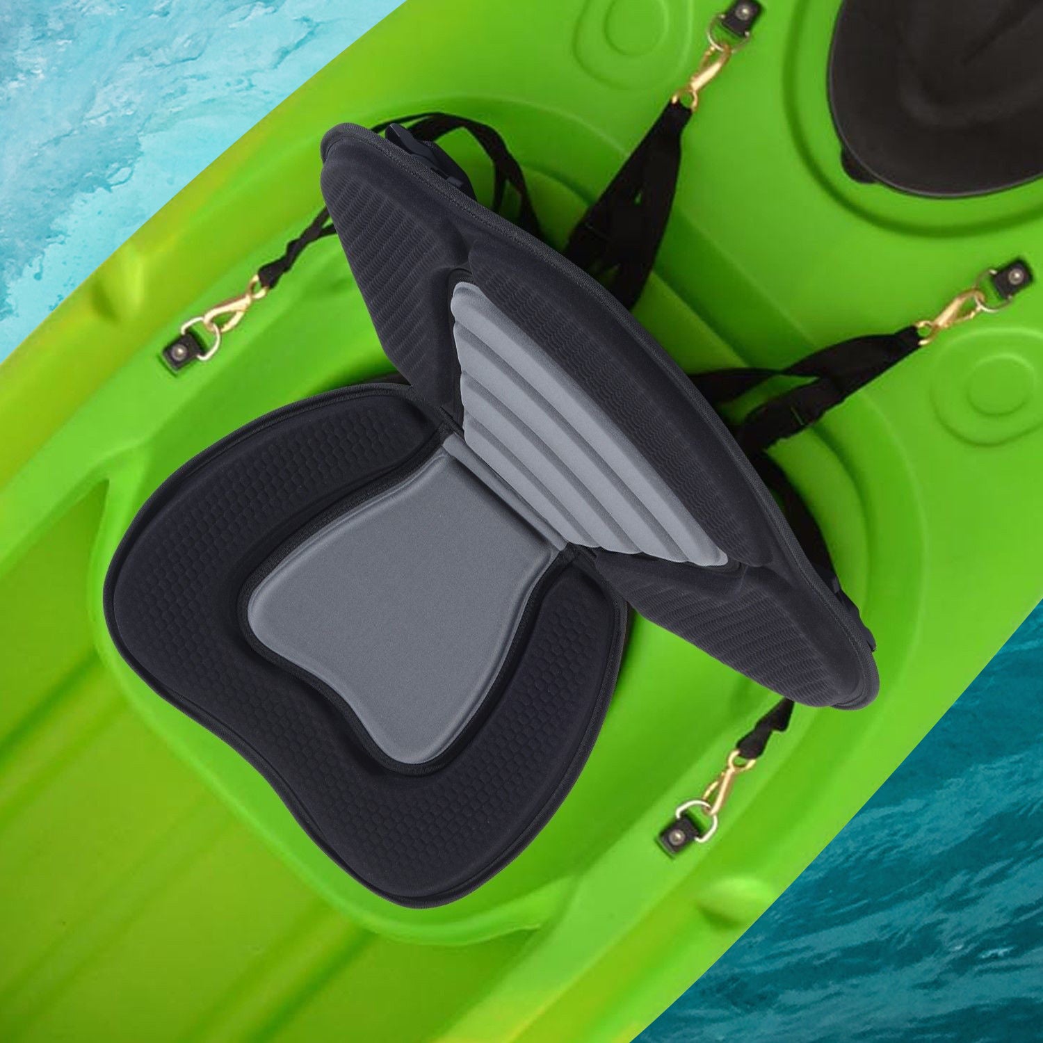 Kayak Seat Sit On Top Canoe Back Rest Detachable Boat