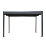 Aluminium Pergola With Anthracite Blinds | 3m x 4m | Anthracite