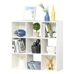 9 Cube Storage Cabinet Bookcase Bookshelf Home Office Shelf | One Size | White
