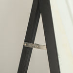 Full Length Mirror Wall Mount Leaning Standing Mirror | One Size | Black