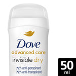 Women Invisible Dry Anti-perspirant Deo Stick W/ 72h Protection 50ml | Set of 6