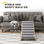 Dog Ramp For Couch, 4 Adjustable Height Dog Climbing Ladder For Bed