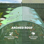 Walk-in Polytunnel Greenhouse With Windows, Garden Tunnel | L | Green