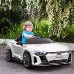 Audi Rs E-tron Gt Licensed 12v Kids Electric Ride On W/ Remote | White