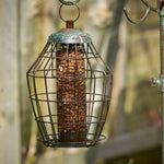 Secret Garden Squirrel-proof Peanut Feeder With Antique Leaf Design | Brown