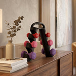 Breeins 0.5/1/1.5kg Fitness Dumbbells Home Hand Weights Set With Storage Stand