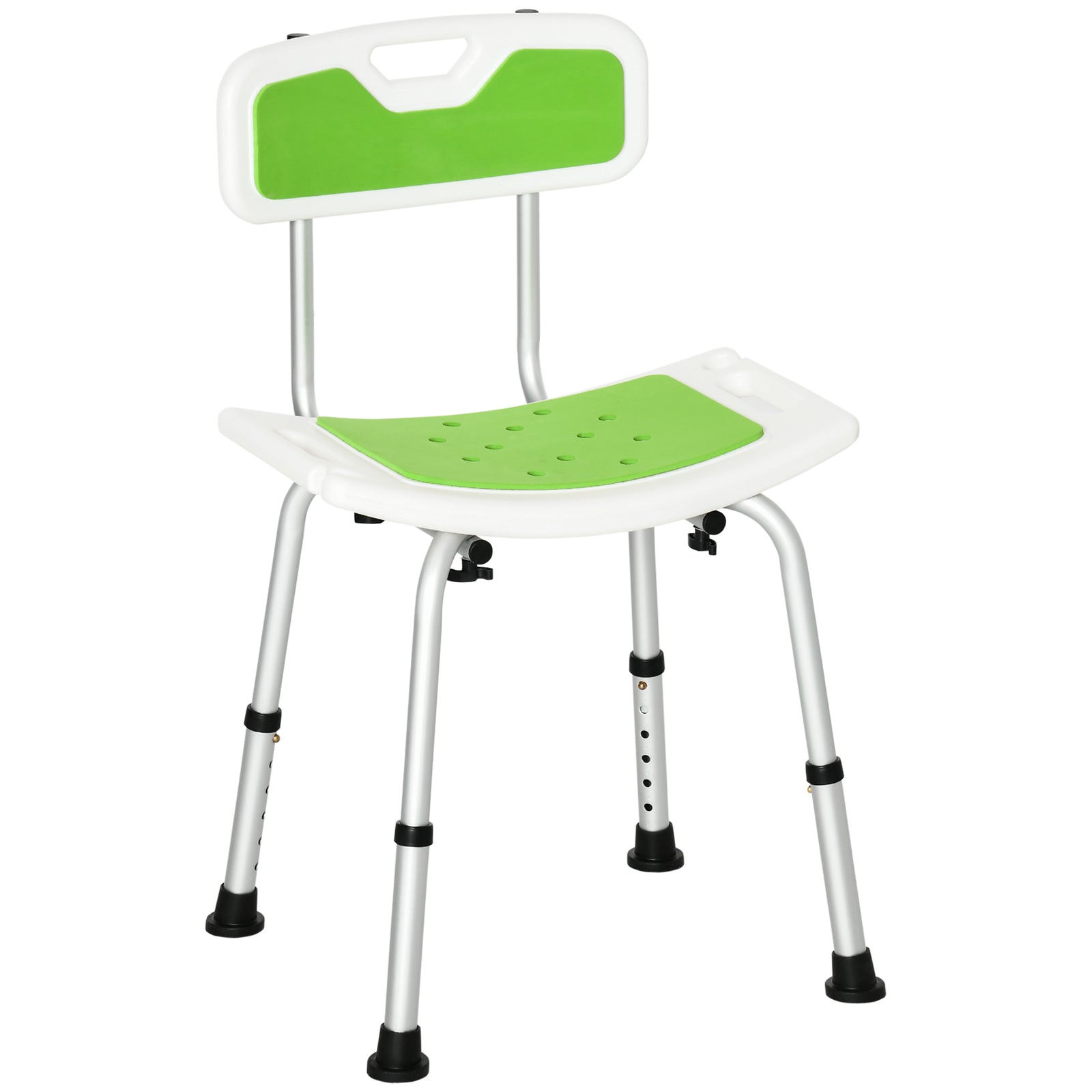 Shower Stool For Elderly Disabled Adjustable Shower Stool | One Size | Green
