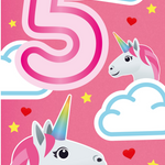 Emoji Age 5 Birthday Card Official Product