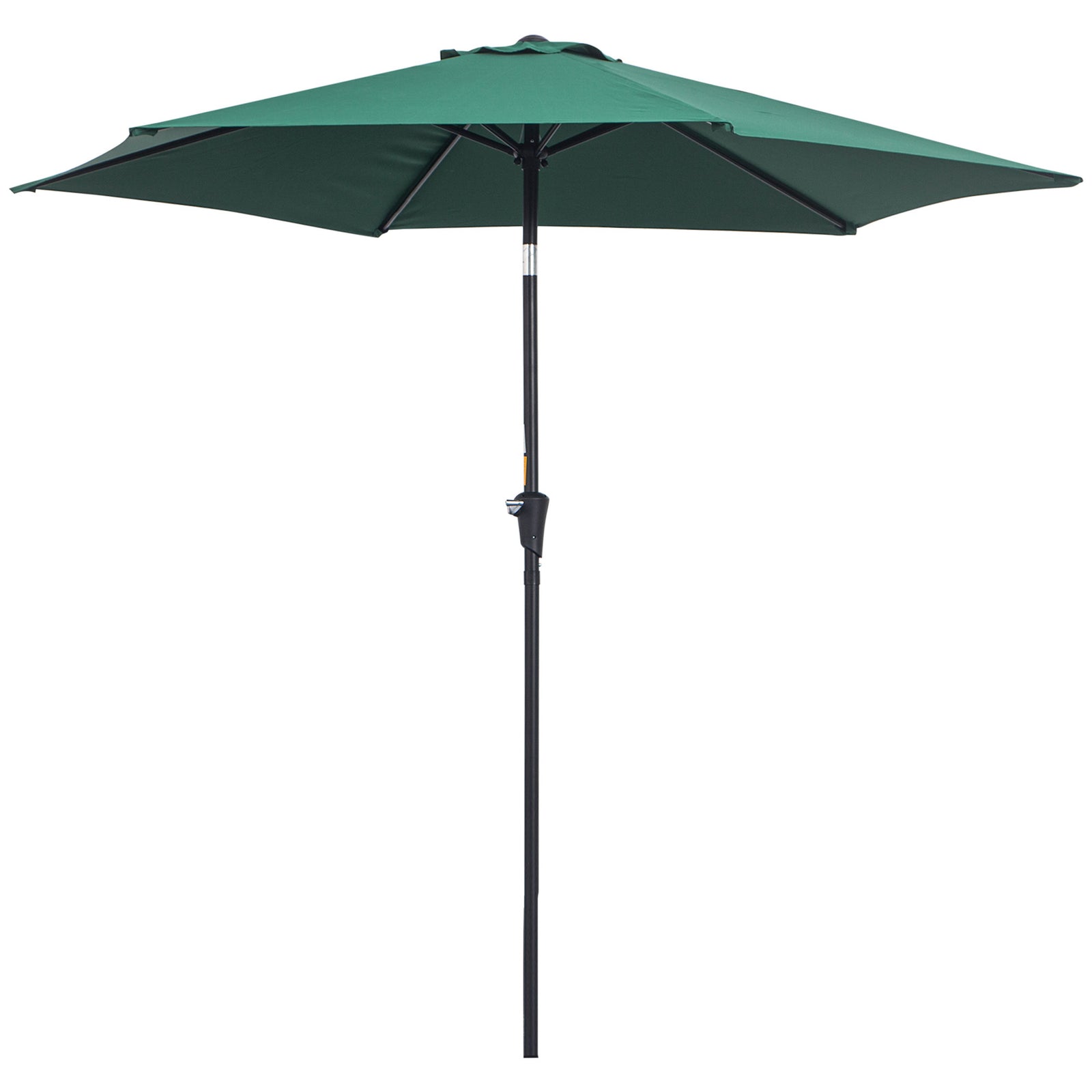 2.6m Patio Umbrella With Tilt Crank | Green
