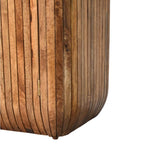 Handcrafted Solid Wood Cabinet – Golden Teak Finish