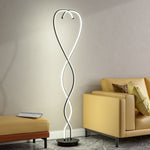 Breeins Decorative Swirling Led Floor Lamp Living Room Standing Light
